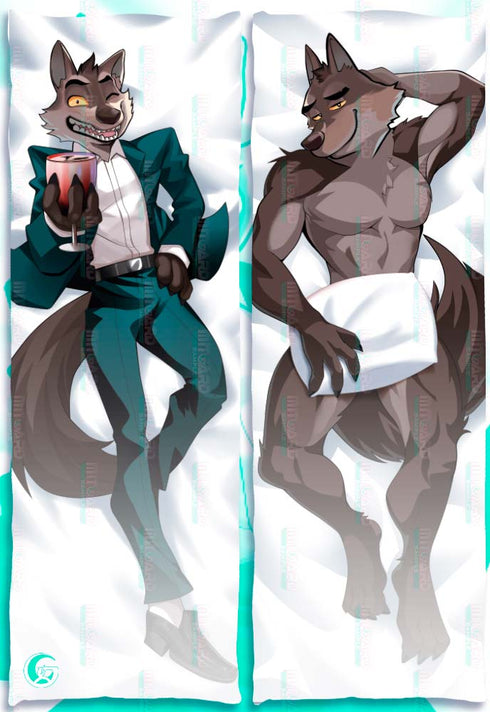 Mr. Wolf dakimakura Body pillow case